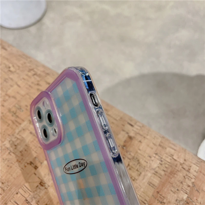 Korean Stripe Mobile Phone Case Is Suitable
