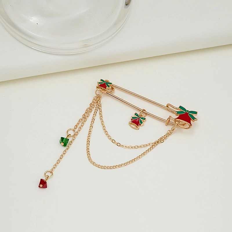 Brooch Fashion Clothing Accessories Chain Bell