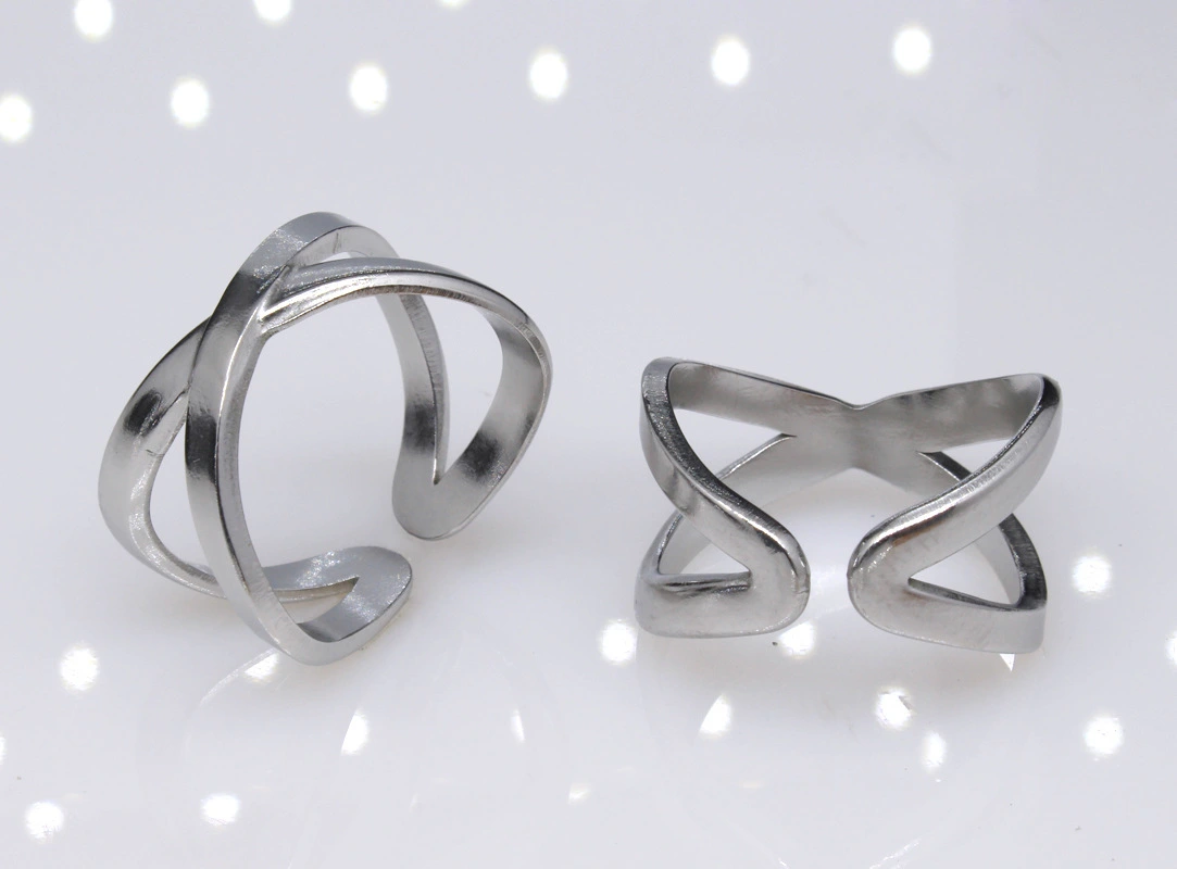 Euramerican Wind Cross Adjustable Titanium Steel Ring Wholesale
