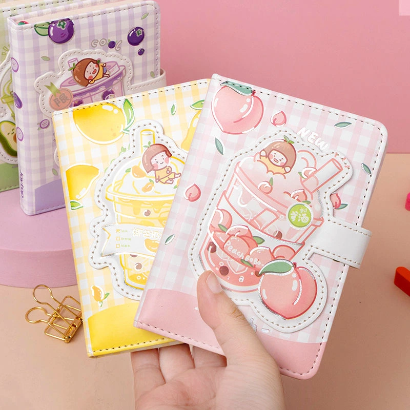 Cute Magnetic Buckle Notebook Girl Heart Hand Ledger