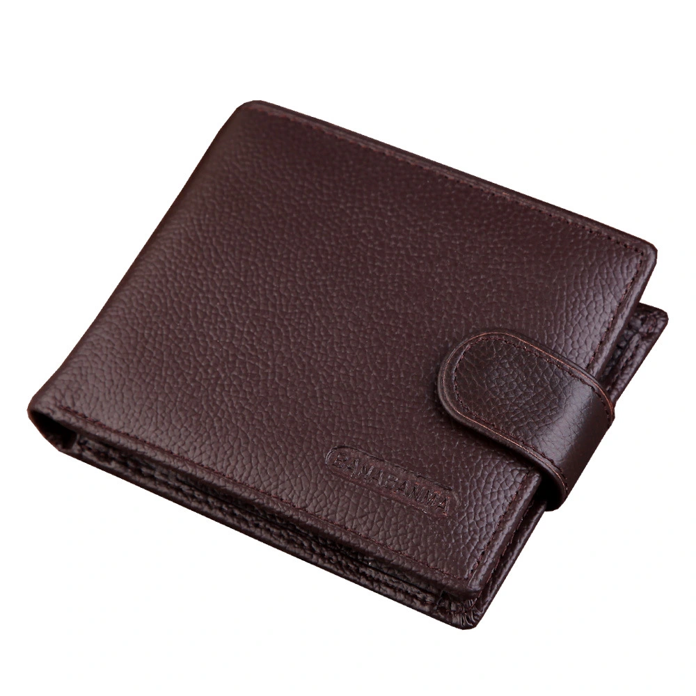 Men's Wallet Short Leather Foreign Trade Retro Zipper