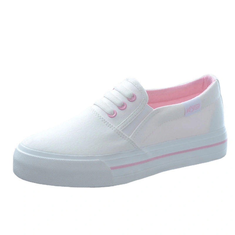 Summer Student Spring One-step Lazy  Flat White Shoes