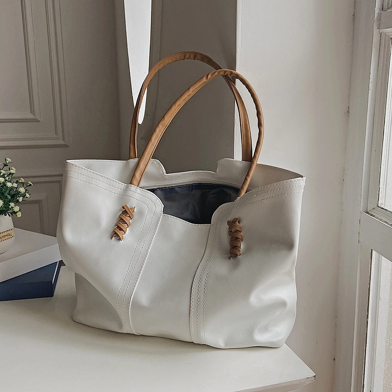 Trendy Fashion Simple Commuter Bag Western Style Tote