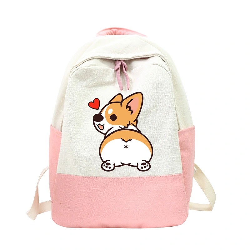 Fashion All-match Cute Corgi Shiba Inu Backpack