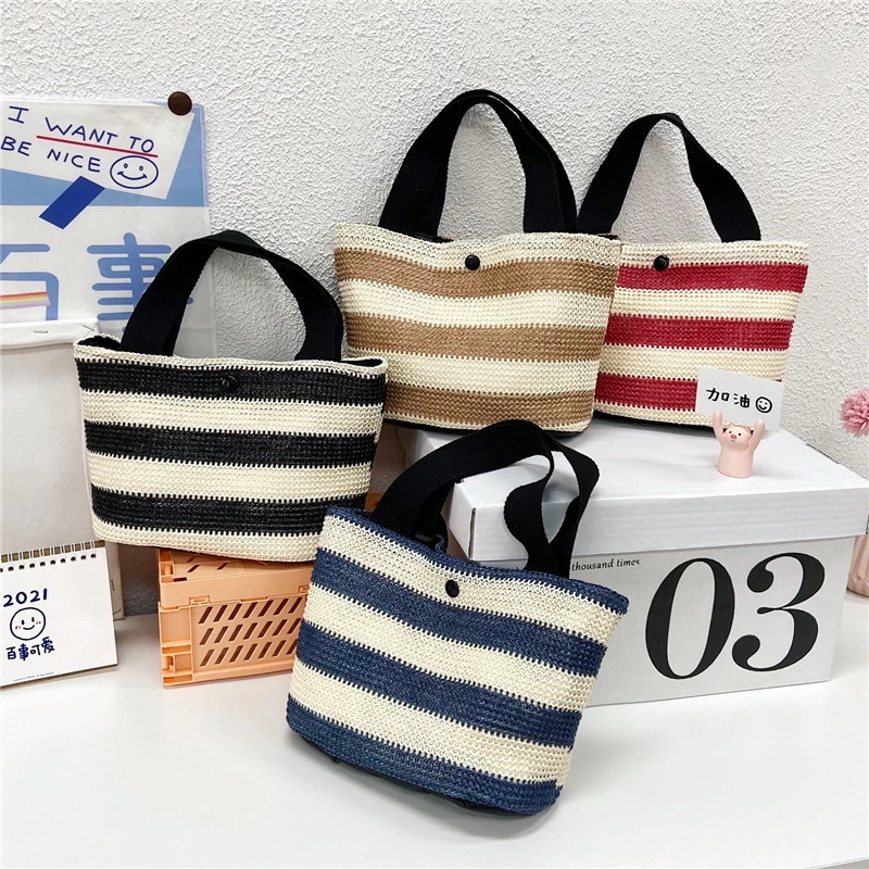 Fashionable And Simple Straw Woven Handbag