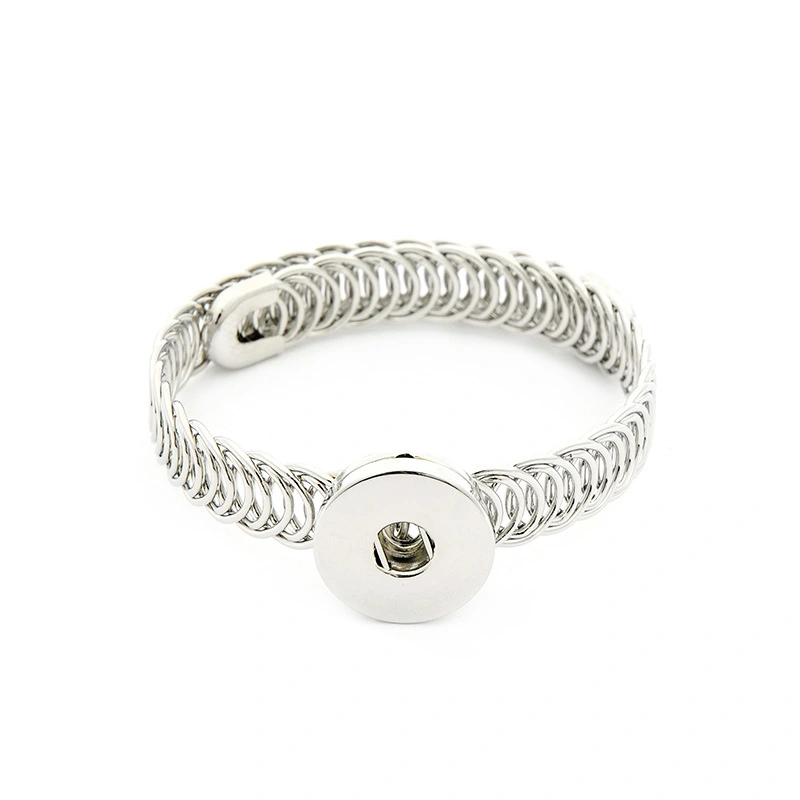 Suitable For 18mm Noosa Clasp Golden Silver Bracelet