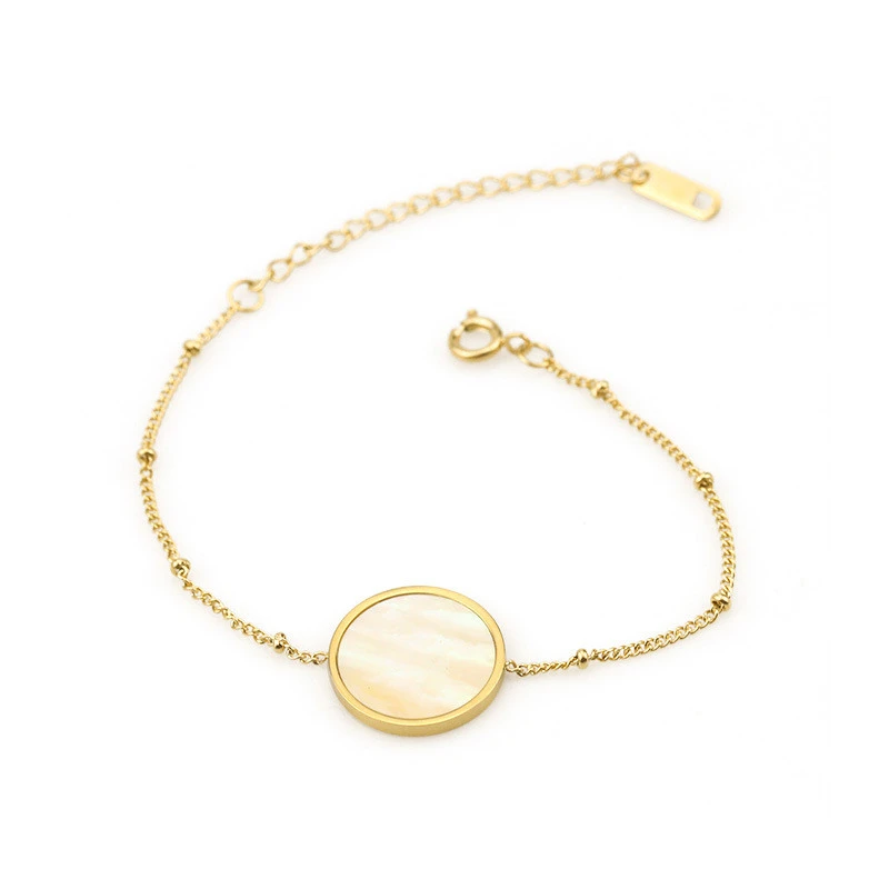 Retro Bracelet Fashion Temperament Round Shell Bracelet