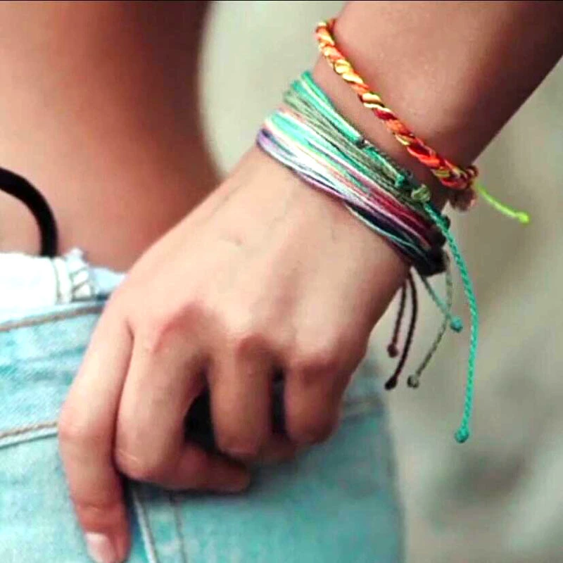 Wax Thread Braided Bracelet Bohemian South American Waterproof