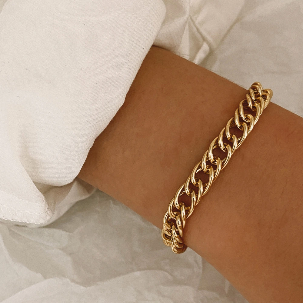 Fashion Gold Thick Chain Personality Bracelet