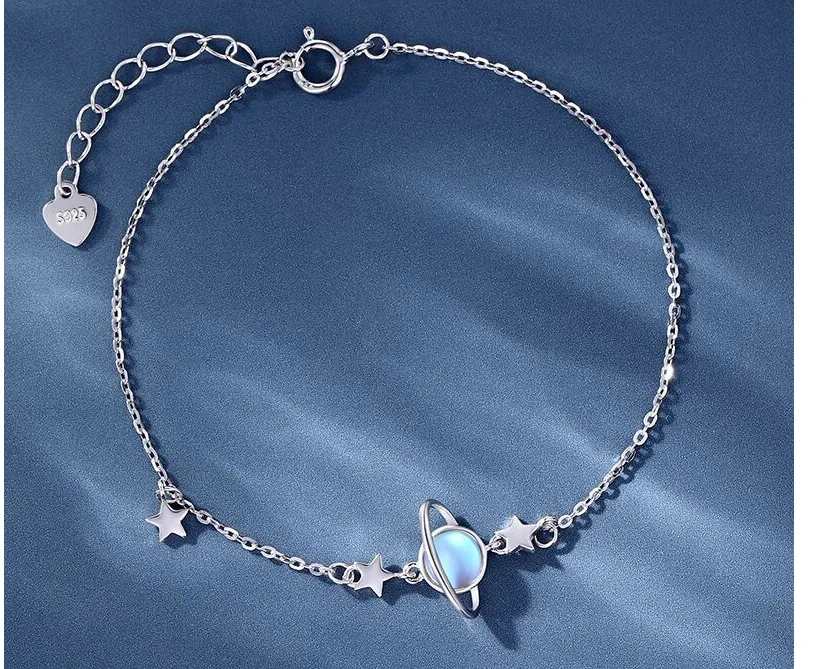 Moonstone Planet Bracelet New Women's Korean Version