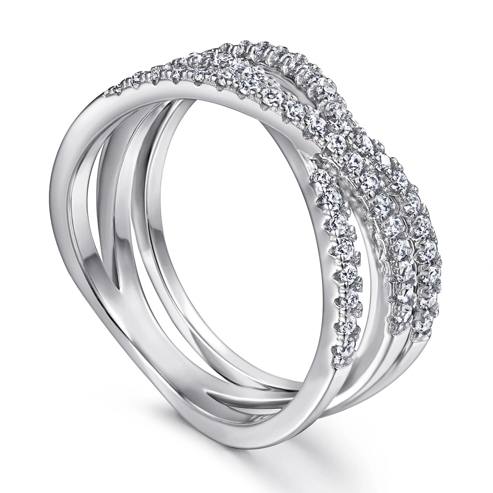 Cross-wound Combination Ring Personalized Fashion Style