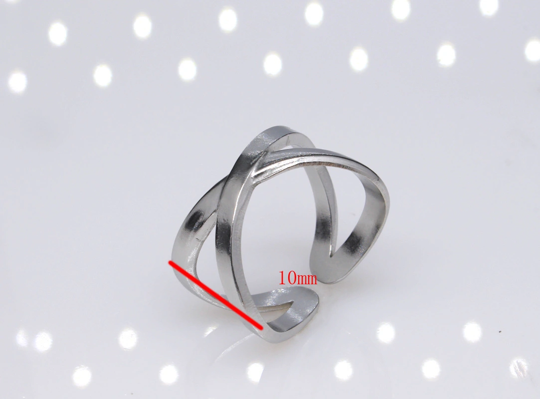 Vintage Cross Adjustable Titanium Steel Ring