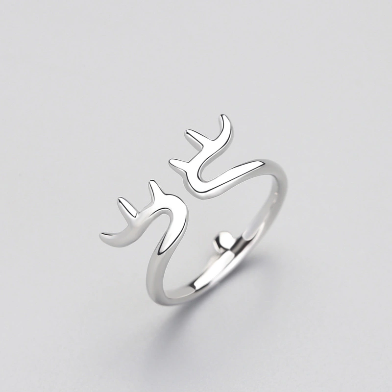 Silver Jewelry Creative Personality Christmas Elk