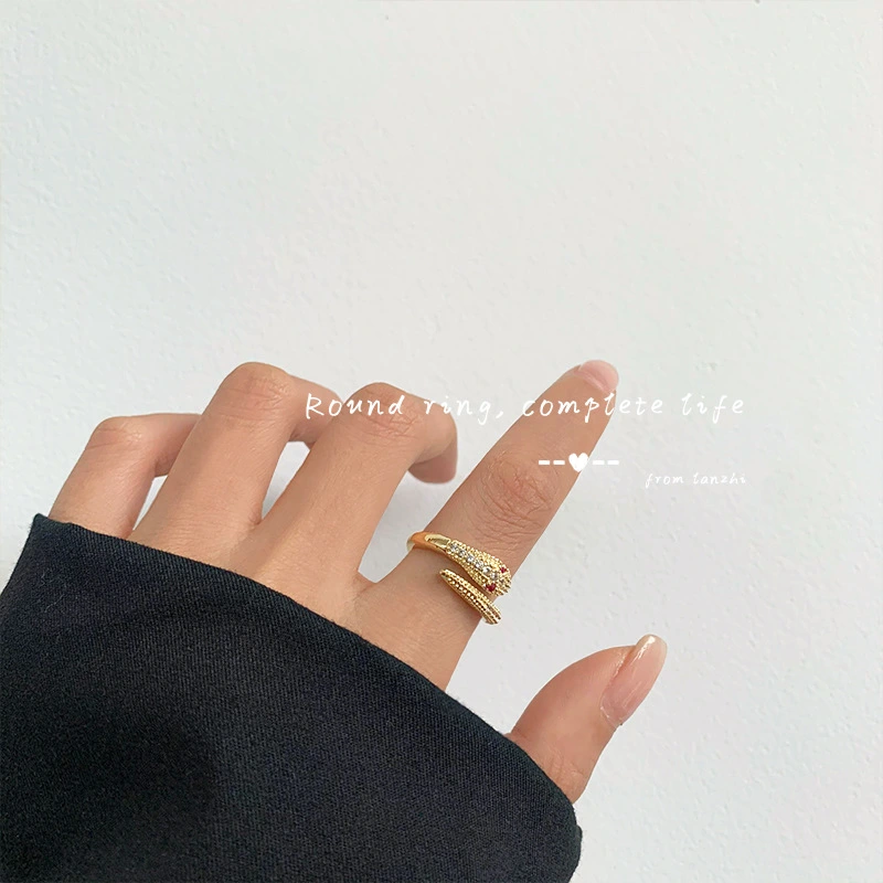 Keep Color Opening Ring Female Snake Personality