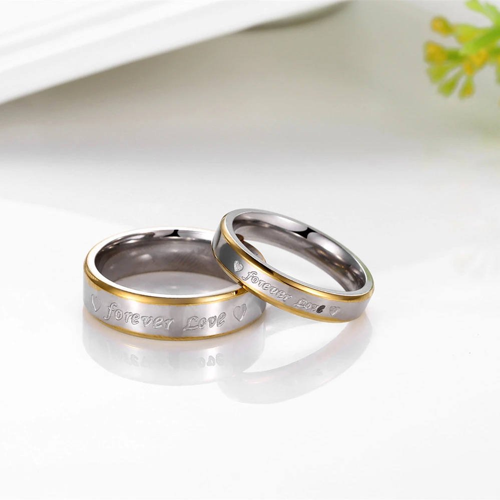 Phnom Penh Between Gold Forever Love Titanium Steel