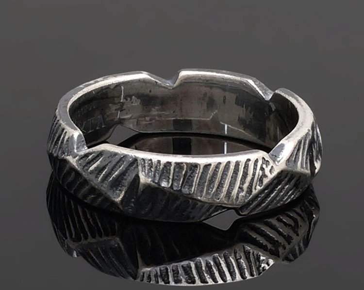 Silver Female Male Ring Simple Small And Niche Original