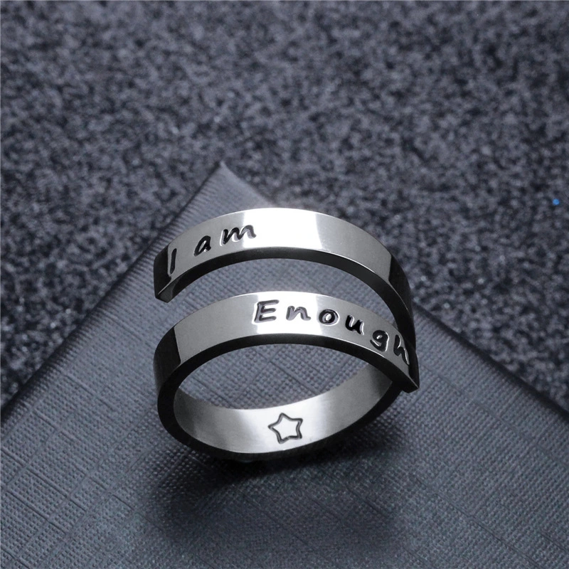 Double opening titanium steel ring