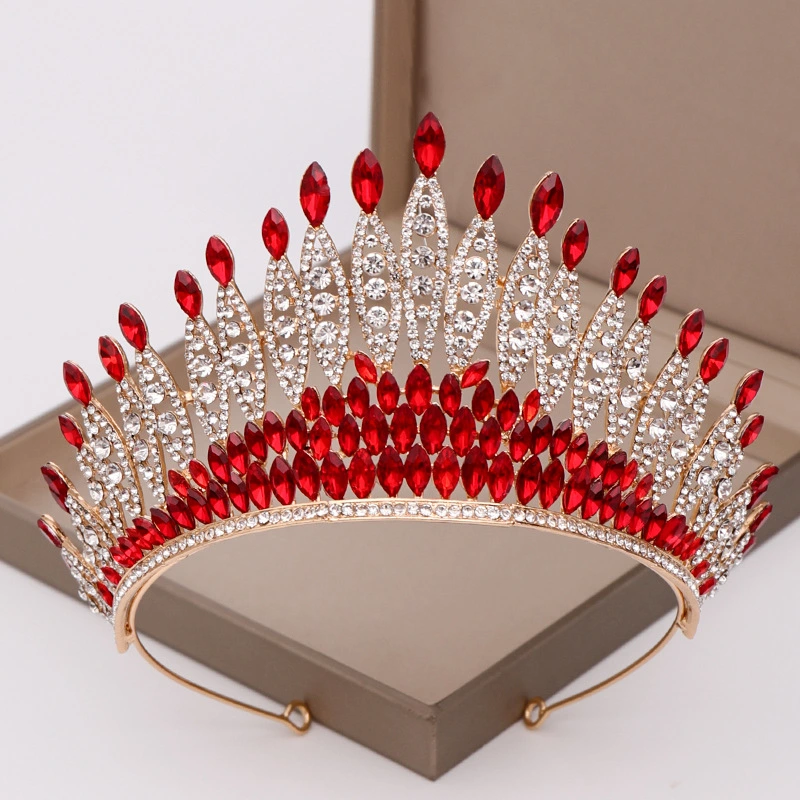 Fashion Women's Alloy Crystal Crown Headwear