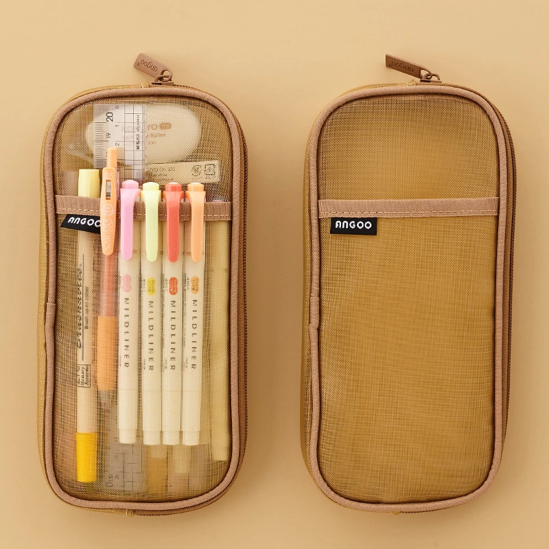 Transparent Pencil Case Girl Stationery Bag Special For High School Entrance Examination Large Capacity