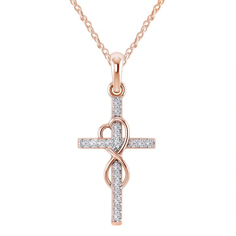 Eight-character Cross Alloy Pendant