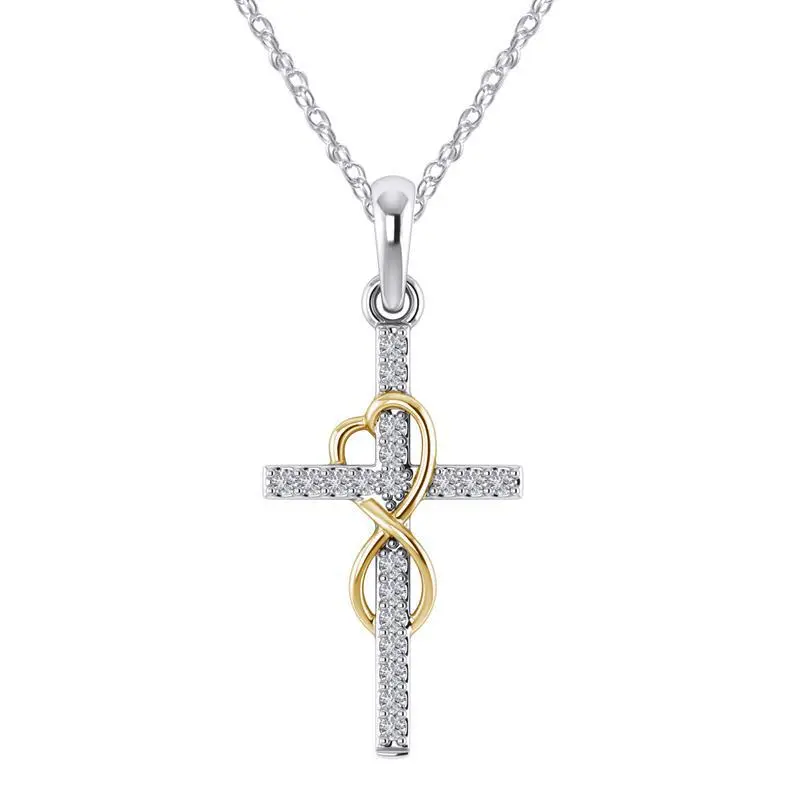 Eight-character Cross Alloy Pendant