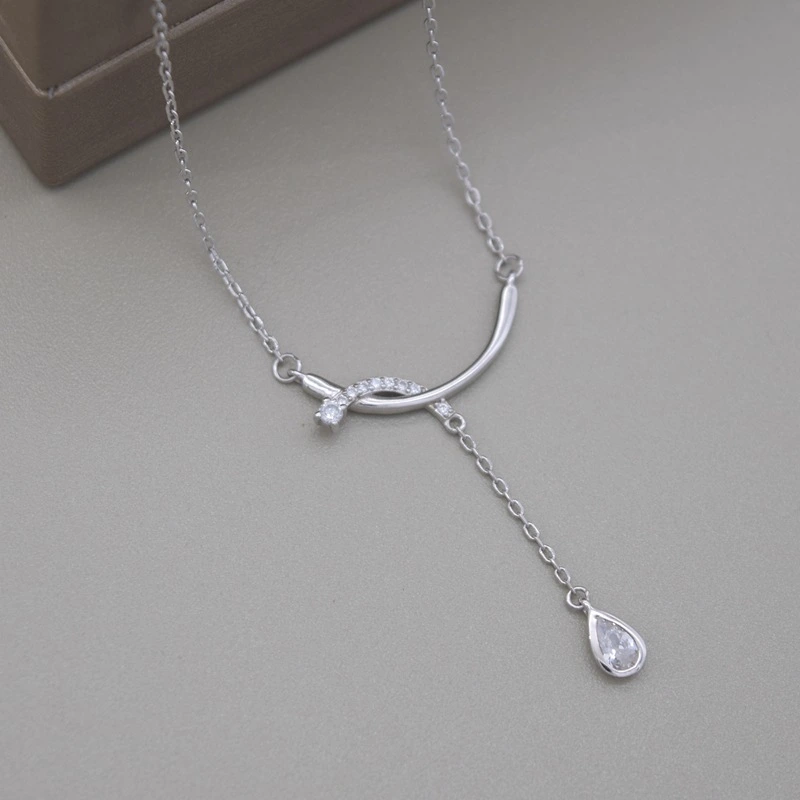 Sterling Silver Necklace Net Celebrity Light Luxury Niche Personality