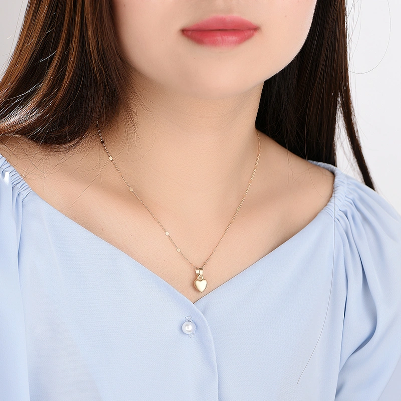 Sweet Commuter Student Necklace Pure Color Women's Jewelry