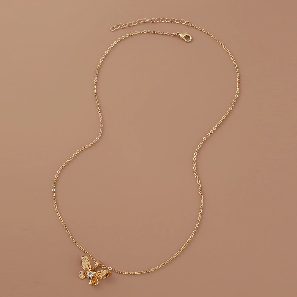 Butterfly Zircon Necklace