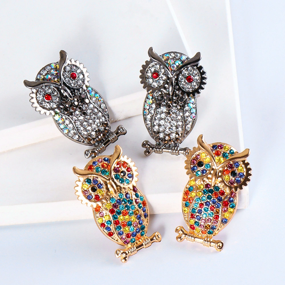 Fashion Personality Color Diamond Earrings