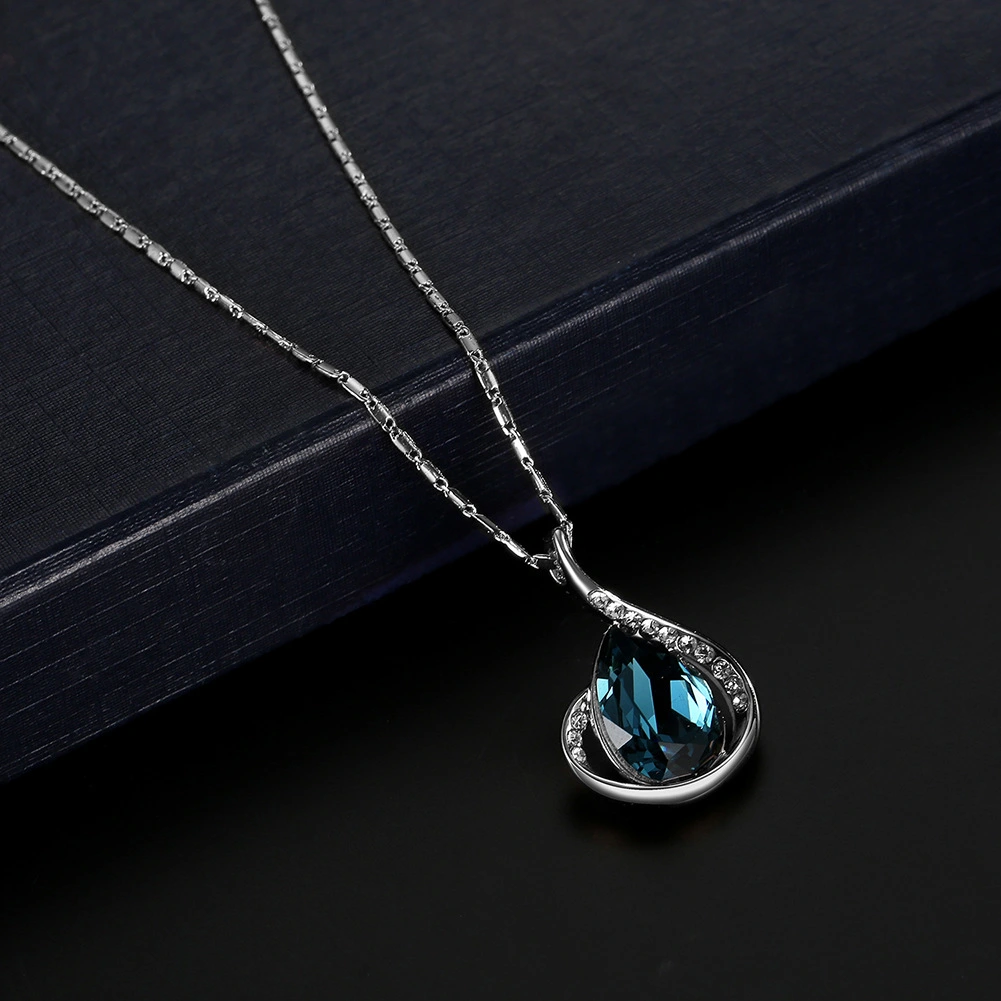Bride Gemstone Necklace Set Wedding Banquet Jewelry