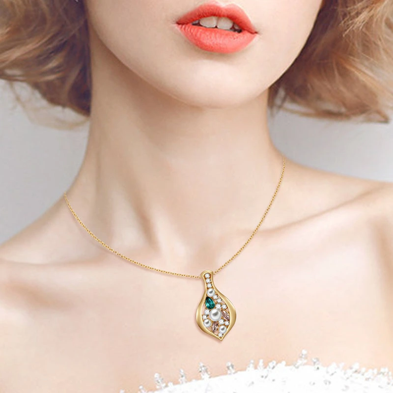 Popular Gold-plated Necklace Earrings Jewelry