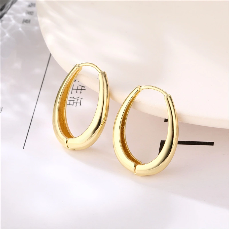 U Shaped Ear Clip Earrings Korean Style