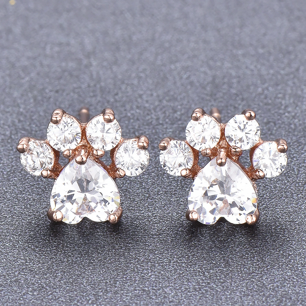 Crystal Opal Rose Gold Plated Earrings