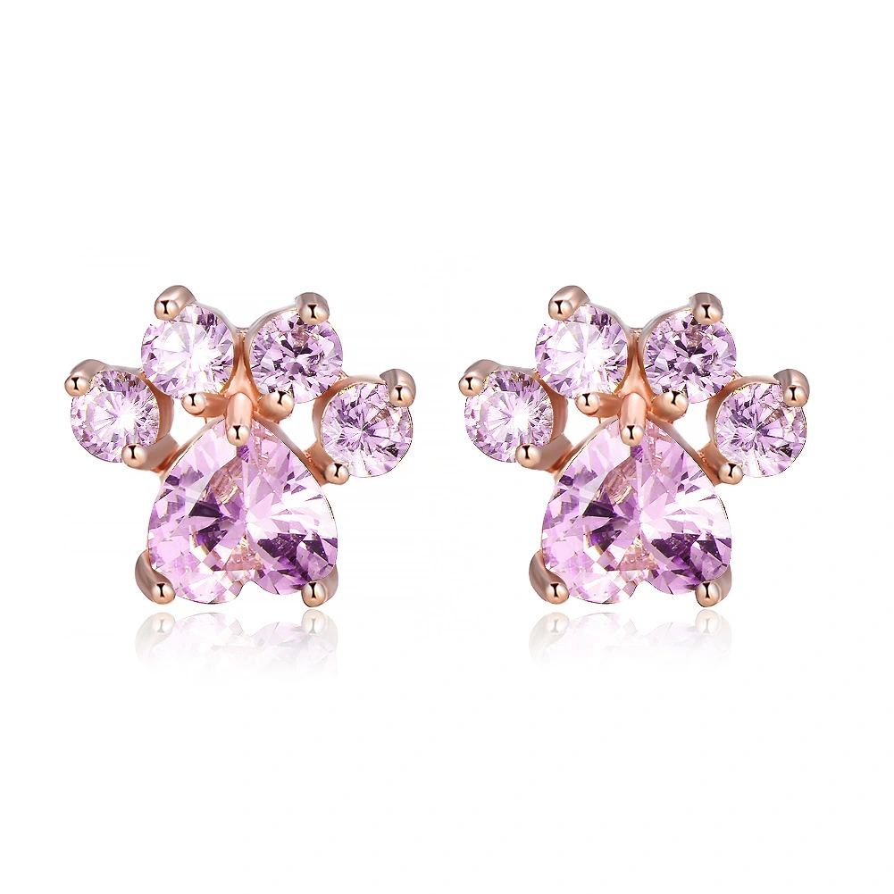 Crystal Opal Rose Gold Plated Earrings