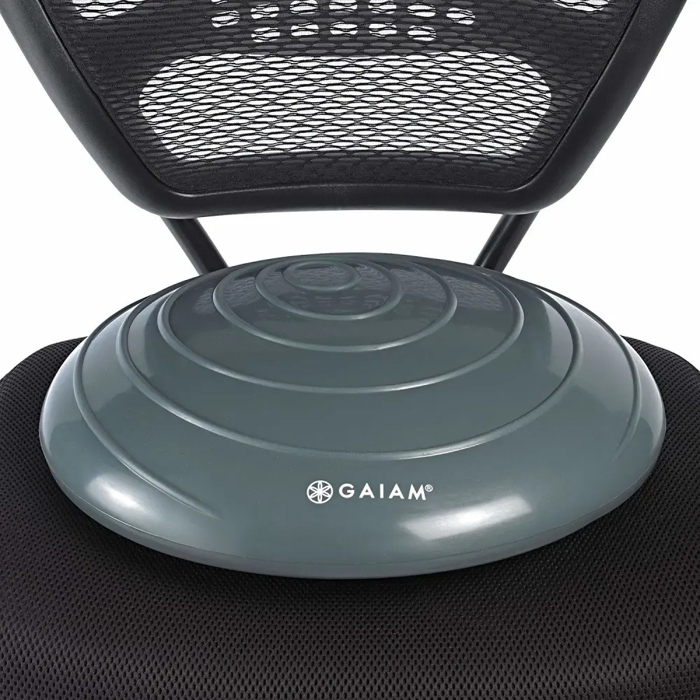 Gaiam Balance Disc Wobble Cushion Stability Core Trainer for Home or Office Desk Chair & Kids Alternative Classroom Sensory Wiggle Seat