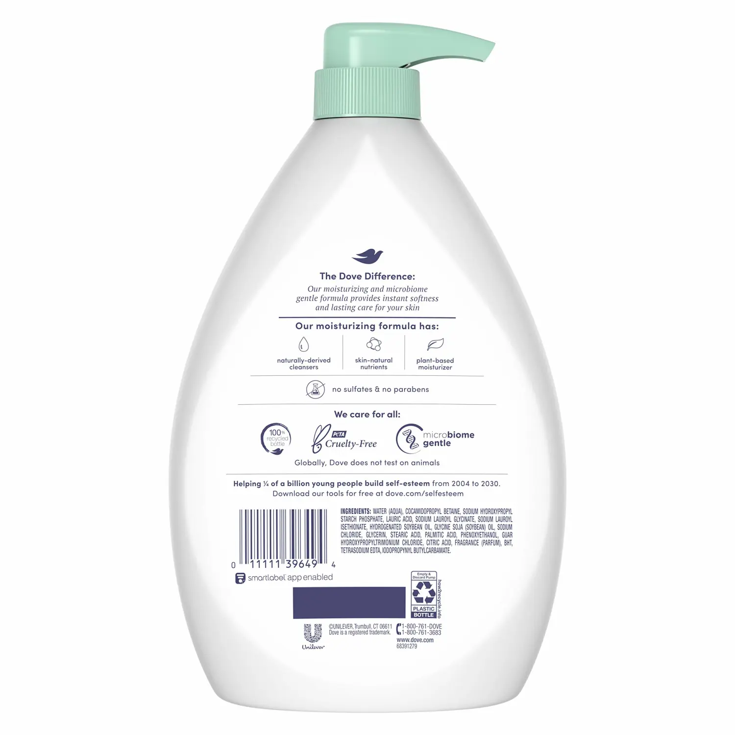 Dove Body Wash Hypoallergenic and Sulfate Free Body Wash Sensitive Skin Effectively Washes Away Bacteria While Nourishing Your Skin 34 oz