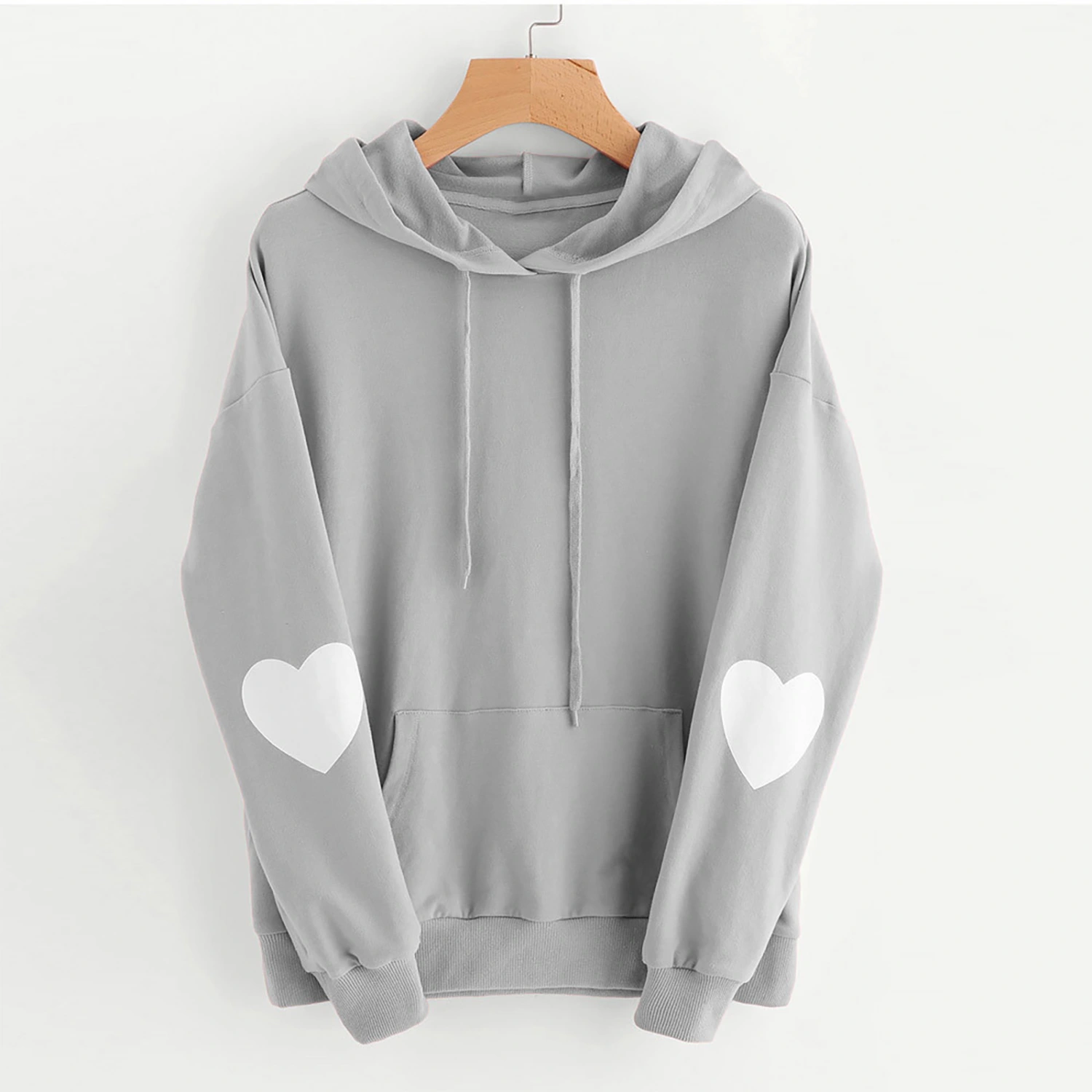 Full-body Printed Crewneck Jacket Diy Plus Fleece Hooded Clothes