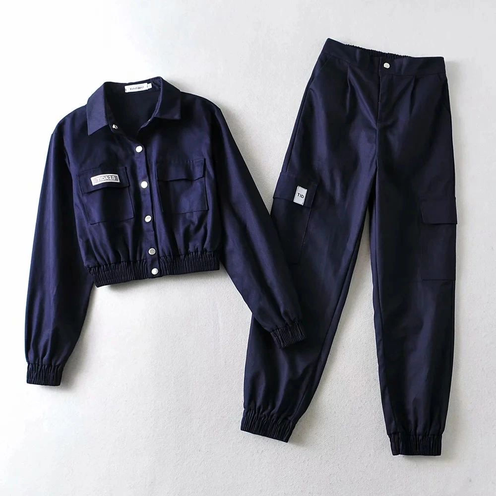 Short Coat High-waisted Straight Leg-fitting Suit