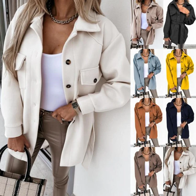 New Solid Color Fashion Small Fragrance Jacket