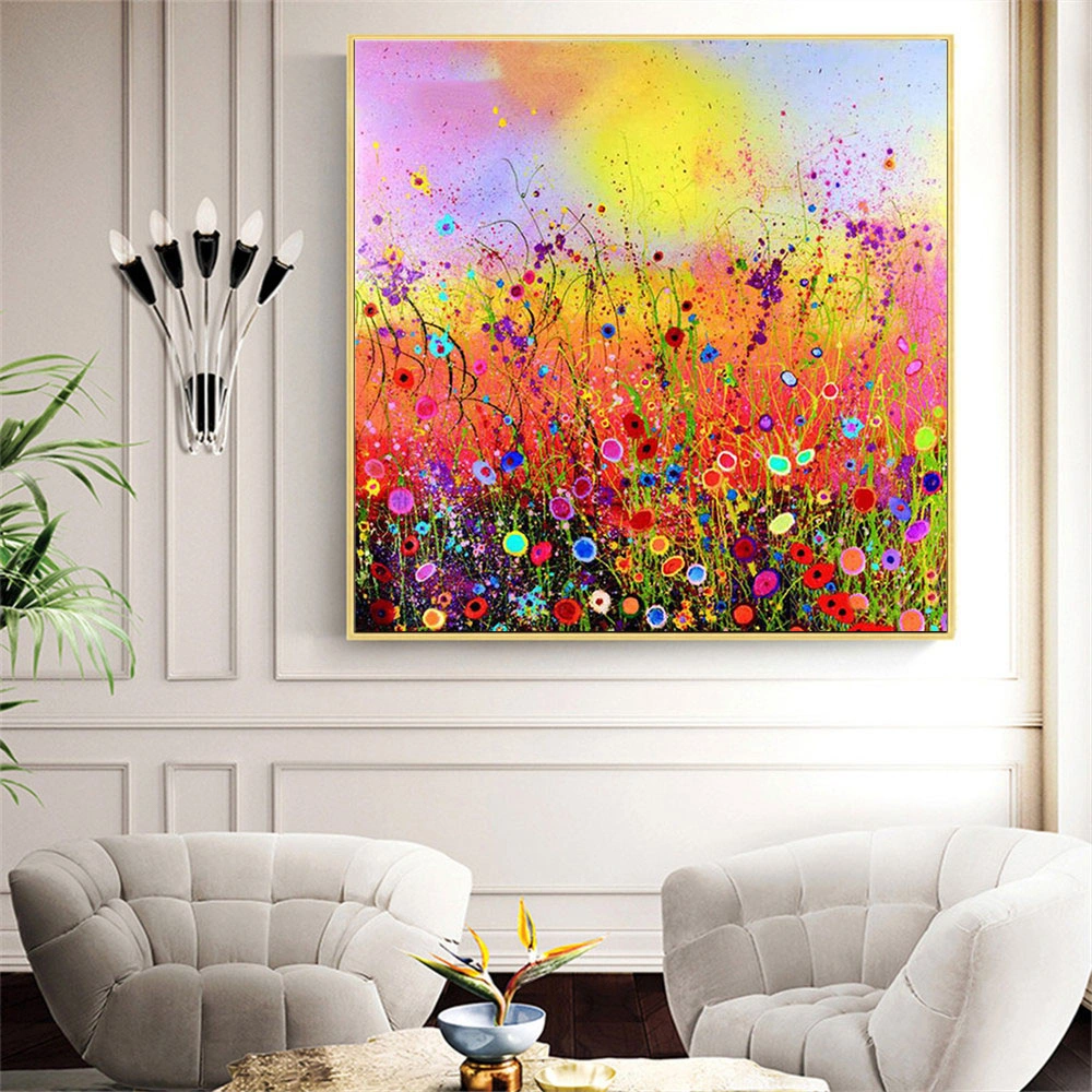 Entrance Corridor Watercolor Horse Canvas Painting