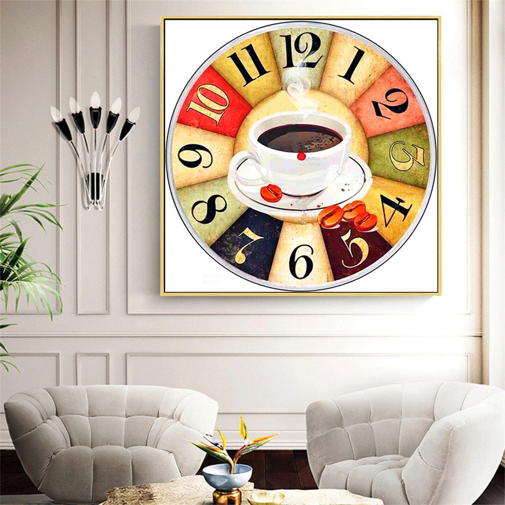 Home Cartoon Coffee DIY Diamond Cross Stitch