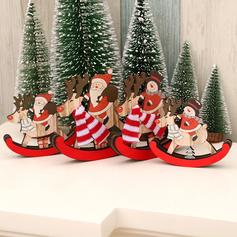 Christmas Decorations Wooden Celebrity Gift Box Ornaments For The Elderly