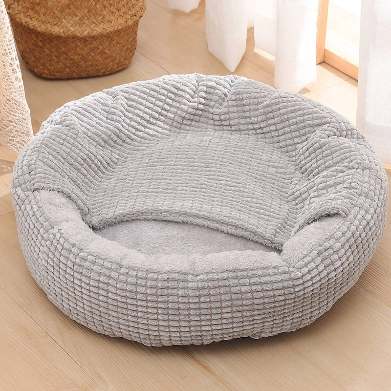 Warm Winter Semi Enclosed Kennel Round Pet