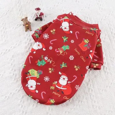 Pet Clothes Flannel Warm And Festive