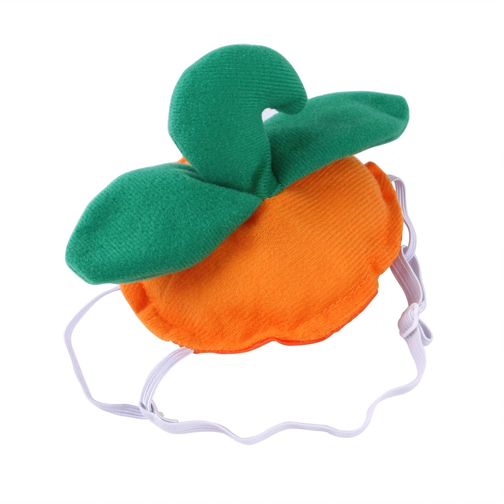 Pet Funny Green Leaf Pumpkin Headgear