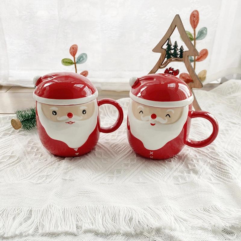 Christmas Ceramic Mug Student Gift Cute Cartoon