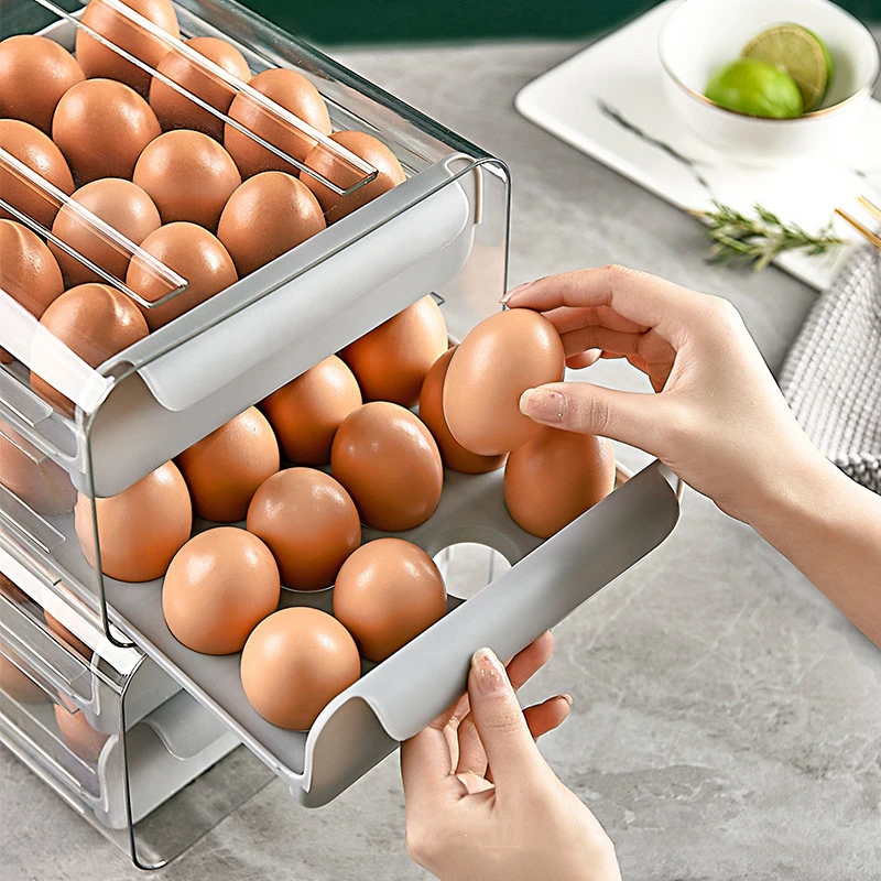 Egg Carton Drawer Type Fresh-keeping Storage Box