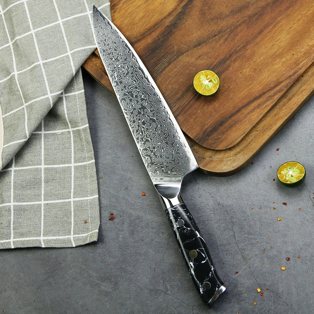 Yangjiang Damascus Steel Chef Knife