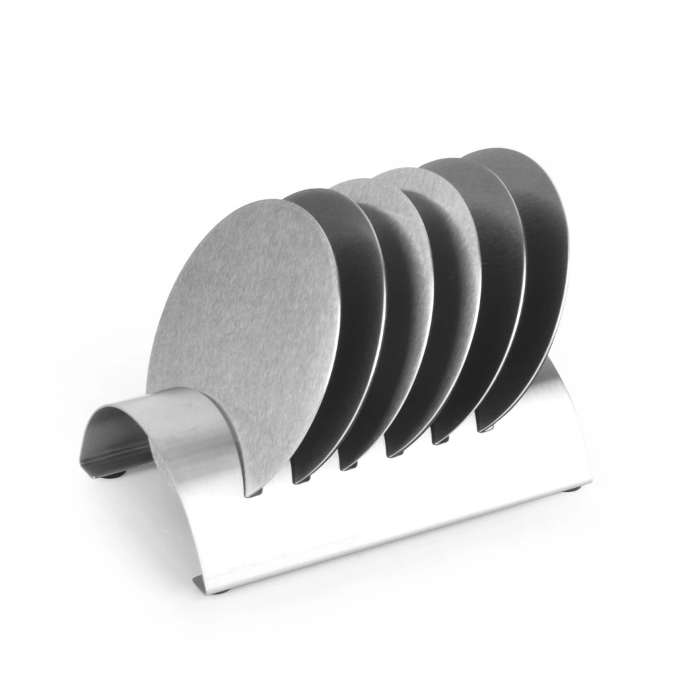 Creative Oblique Round Stainless Steel Placemat