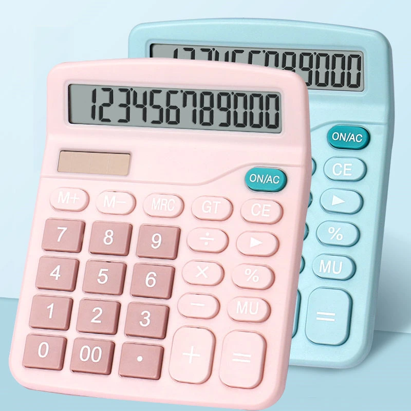 Stationery Color Solar Calculator 12 Digits